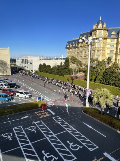 年末ディズニー混雑 東京ディズニーランドの朝 東京ディズニーリポート