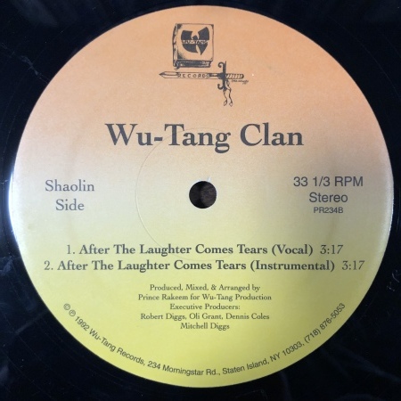 WU-TANG CLAN初のレコード : HIP HOP JUNKIEEEEEEEEEES!!!