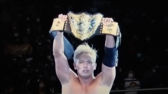1/4 ヤッホー軽井沢高原ビールセッションIPA2021、焼餃子、あんかけスパゲティ with 新日本プロレス1.4東京ドーム大会生中継@自宅_b0042308_22234453.jpg