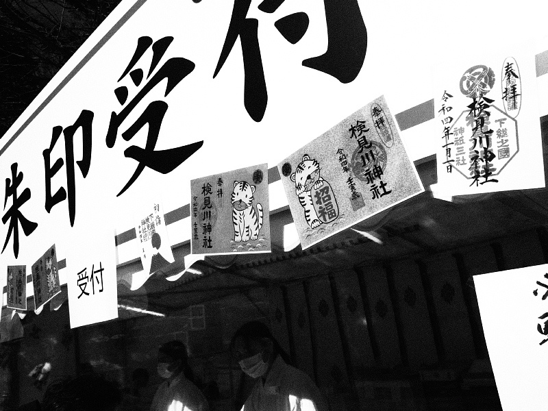 【Photo日記】モノクローム：検見川神社の新春_b0008655_17252376.jpg