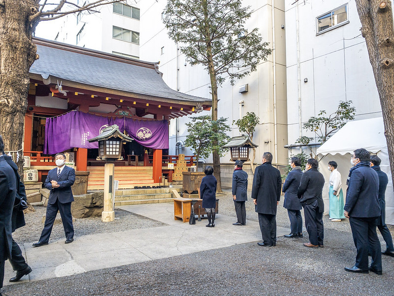 仕事始めの初詣　日枝神社茅場町摂社_d0227799_11265332.jpg