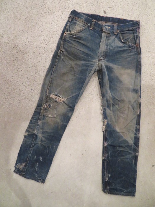 60's Wrangler 11MWZ 鬼雰囲気系 炭鉱系 鬼ヒゲ 鬼蜂の巣 60's Wrangler 11MWZ 鬼雰囲気系 炭鉱系 鬼ヒゲ 鬼蜂の巣