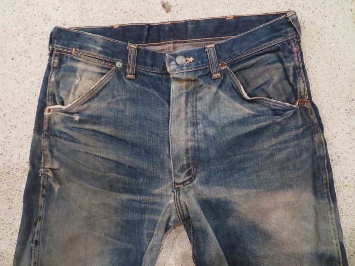 60's Wrangler 11MWZ 鬼雰囲気系 炭鉱系 鬼ヒゲ 鬼蜂の巣 60's Wrangler 11MWZ 鬼雰囲気系 炭鉱系 鬼ヒゲ 鬼蜂の巣