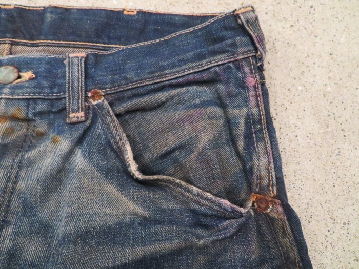 60's Wrangler 11MWZ 鬼雰囲気系 炭鉱系 鬼ヒゲ 鬼蜂の巣 60's Wrangler 11MWZ 鬼雰囲気系 炭鉱系 鬼ヒゲ 鬼蜂の巣