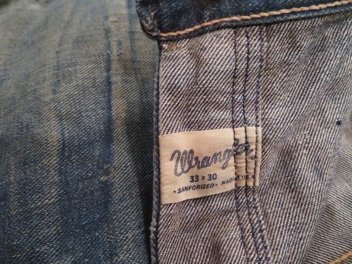 60's Wrangler 11MWZ 鬼雰囲気系 炭鉱系 鬼ヒゲ 鬼蜂の巣 60's Wrangler 11MWZ 鬼雰囲気系 炭鉱系 鬼ヒゲ 鬼蜂の巣