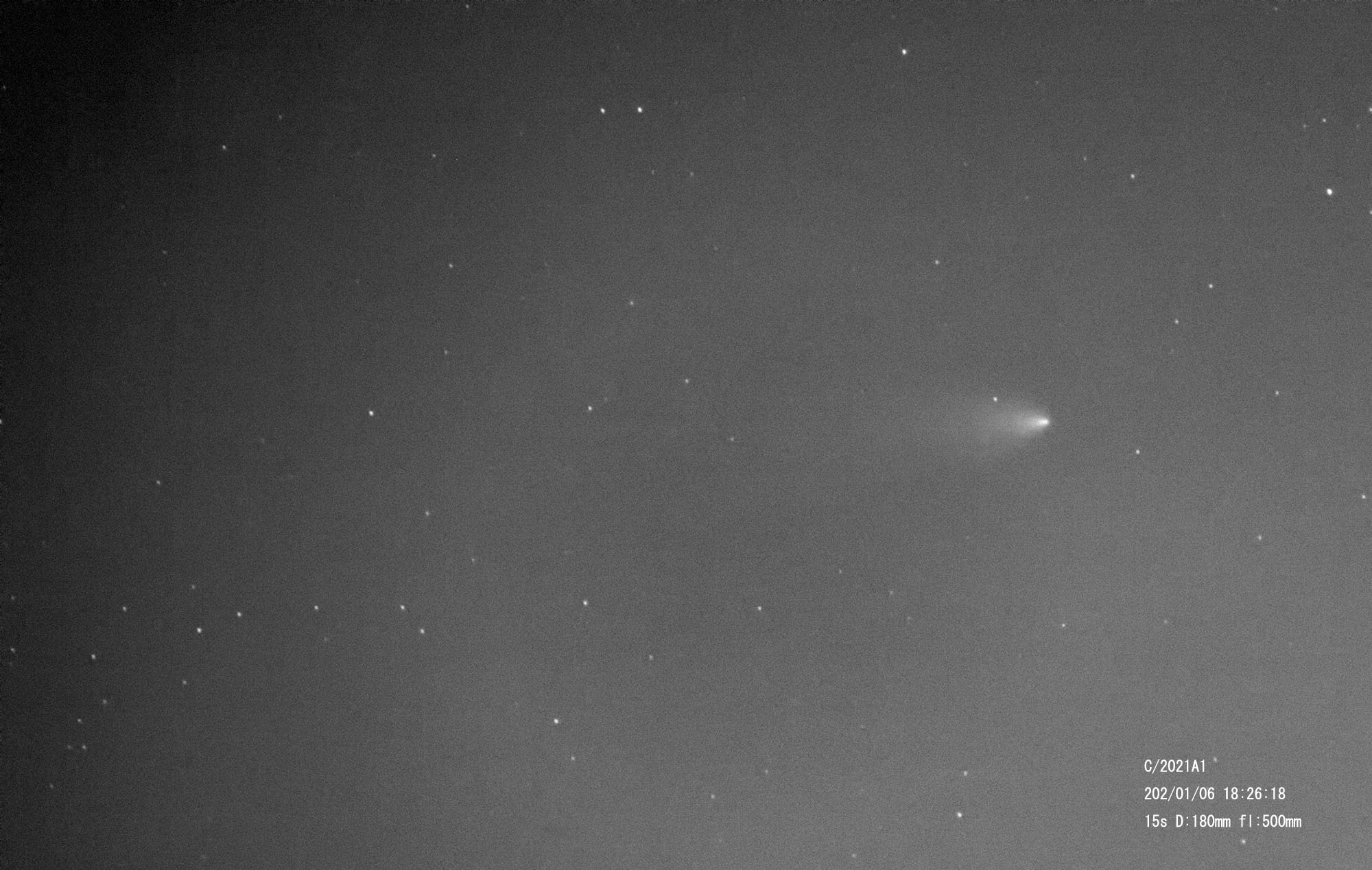 1月6日のレナード彗星_e0174091_23264629.jpg