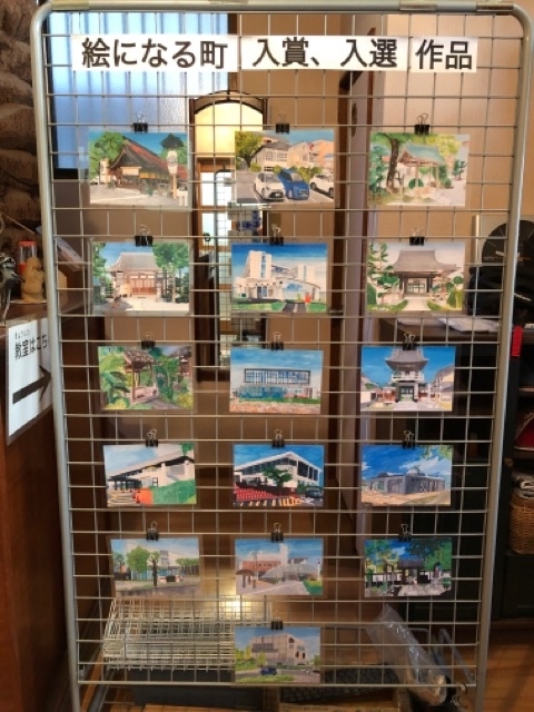 稲沢教室、絵になる町を展示してます。_f0373324_14381438.jpg