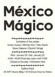 今 道子氏 展覧会「Mexico Mágico」_b0187229_09115857.jpg