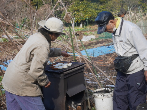 鎌倉大根の辛み餅＆ピィチャン登場1・9六国見山手入れ（下）_c0014967_18530382.jpg
