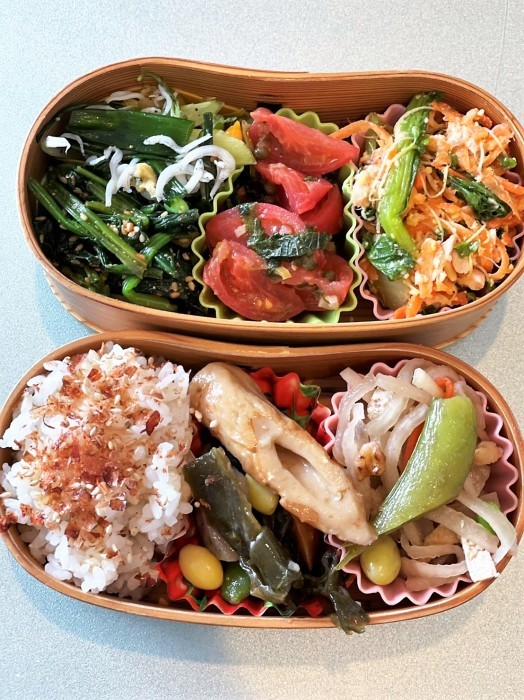 ■ウォーキング弁当【今年から(木➡月曜日に変更)を忘れて居て(;^_^A/他_b0033423_23533430.jpg