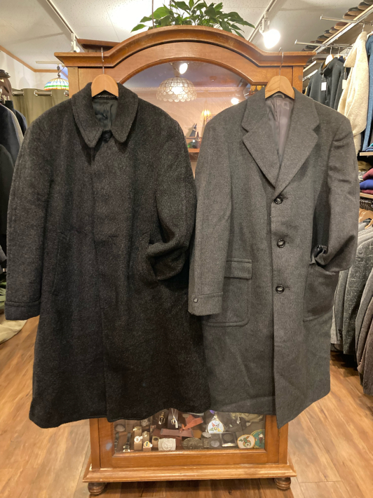 ヴィンテージウールコートとハイネックハーフジップセーター : 町田の古着屋ULTRABO（ウルトラボ）-staff blog-