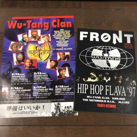 ✈ WU-TANG CLAN JAPAN TOUR (1997) フライヤー ✈ WU-TANG CLAN JAPAN TOUR (1997) フライヤー - メルカリ