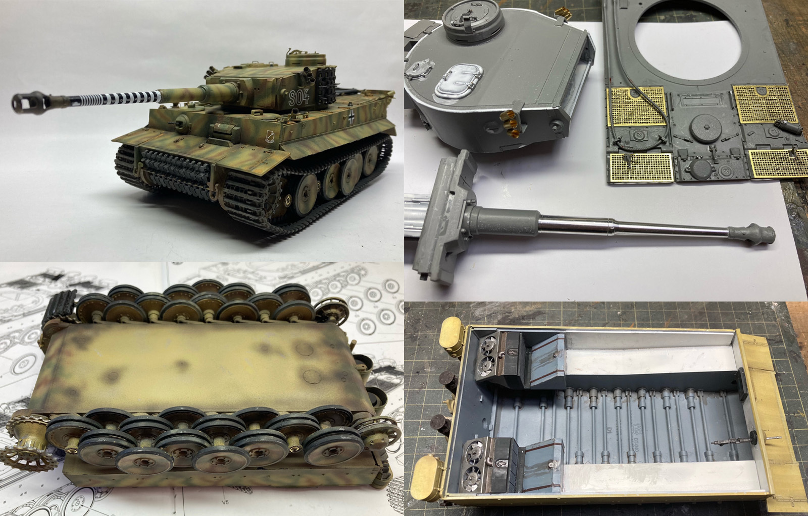 タイガー1初期型（ SO4号 ヴィットマン少尉車輌 ）WITTMANN'S