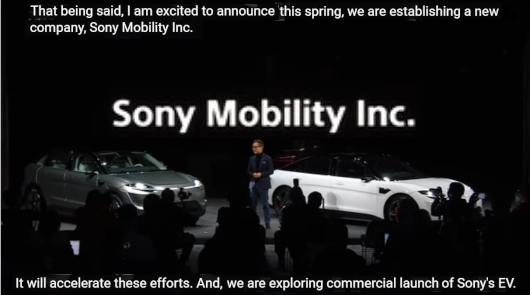 ソニーが自動車会社（Sony Mobility Inc.）を作ると発表_b0007805_23365424.jpg