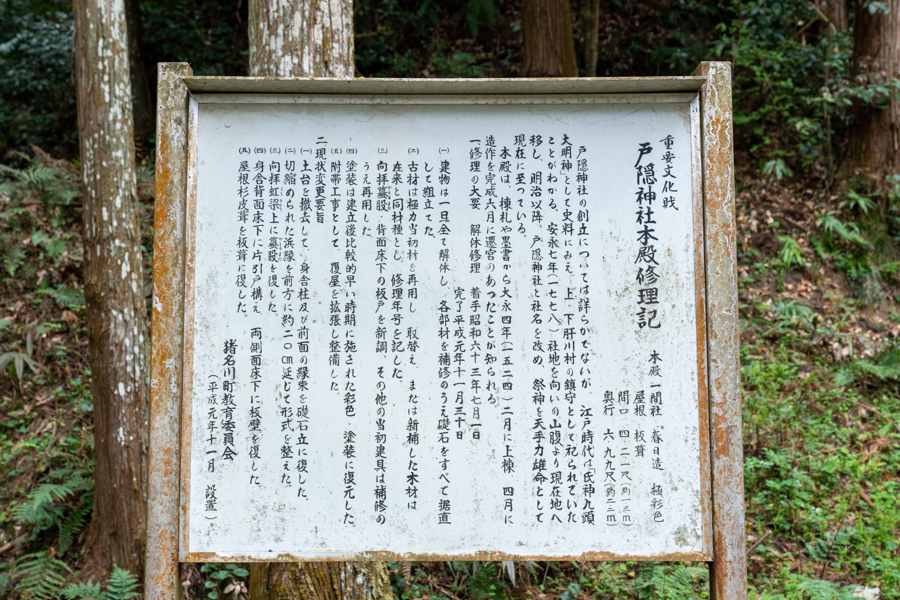 【重要文化財|戸隠神社 本殿】 行き方、見学のしかた (兵庫県)_b0212342_09100849.jpg
