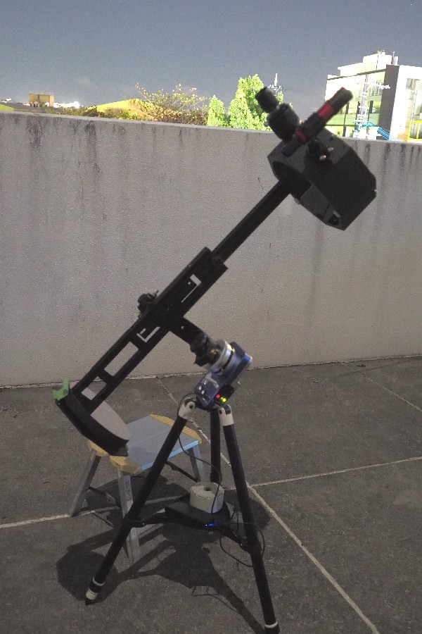SWAT350とZERO経緯台でフォーク式赤道儀を組んでみたら失敗した SWAT350とZERO経緯台でフォーク式赤道儀を組んでみたら失敗した