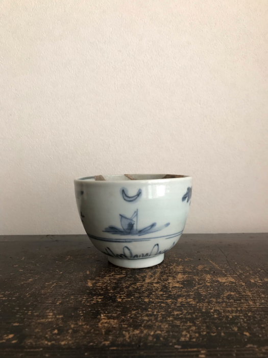 初期伊万里　古伊万里　陶片　4 古伊万里初期伊万里陶片4点
