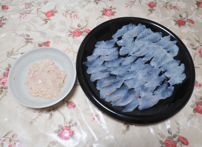 夫の釣果(ウマヅラハギ)とその後_c0116915_00060615.jpg