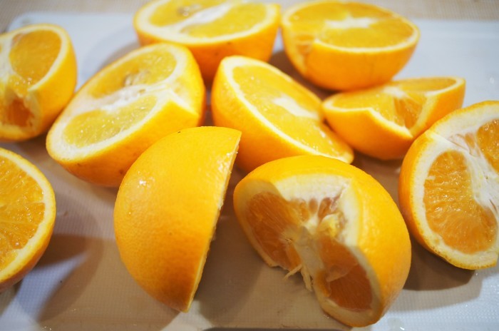 ■スイーツ【オレンジの皮で大量のアンゼリカ（砂糖菓子）を作りました♪】_b0033423_19124927.jpg