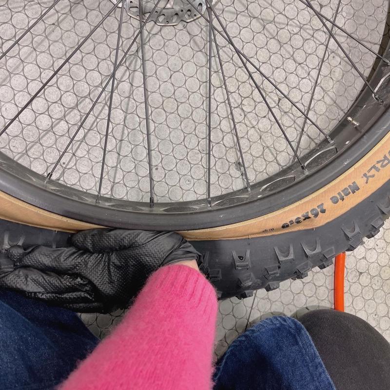 今季もファットバイクにスパイク装着完了☆♪_d0197762_10320622.jpg