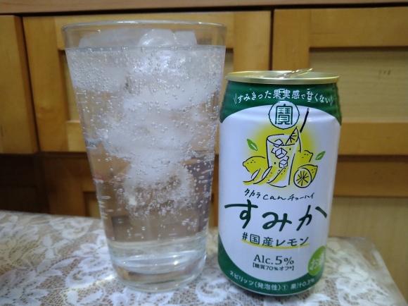 1/18 サッポロ銀座ライオンビヤホールスペシャル、宝焼酎すみかレモンサワー、冷凍たこ焼@自宅_b0042308_21355623.jpg