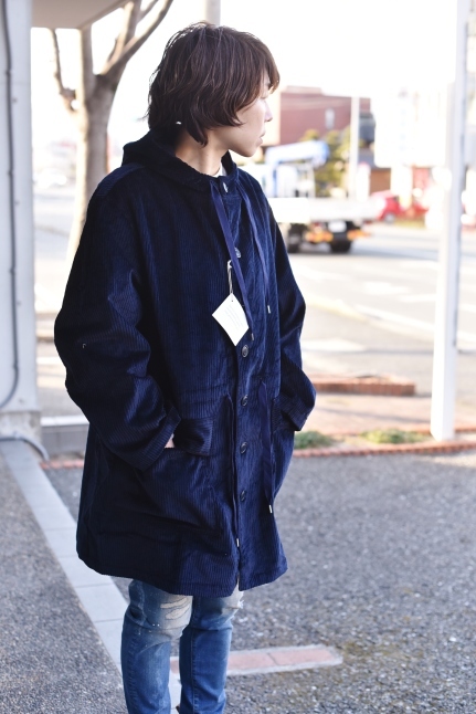 CORDUROY HOOD WORK COAT 英国製 Yarmo_d0152280_05043174.jpg