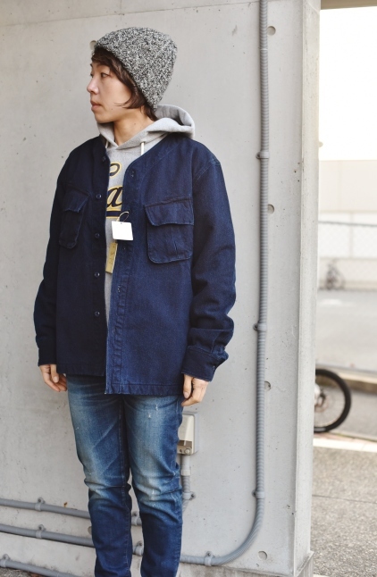 SOUND MAN「刺し子DENIM」 × Champion USA_d0152280_05253167.jpg