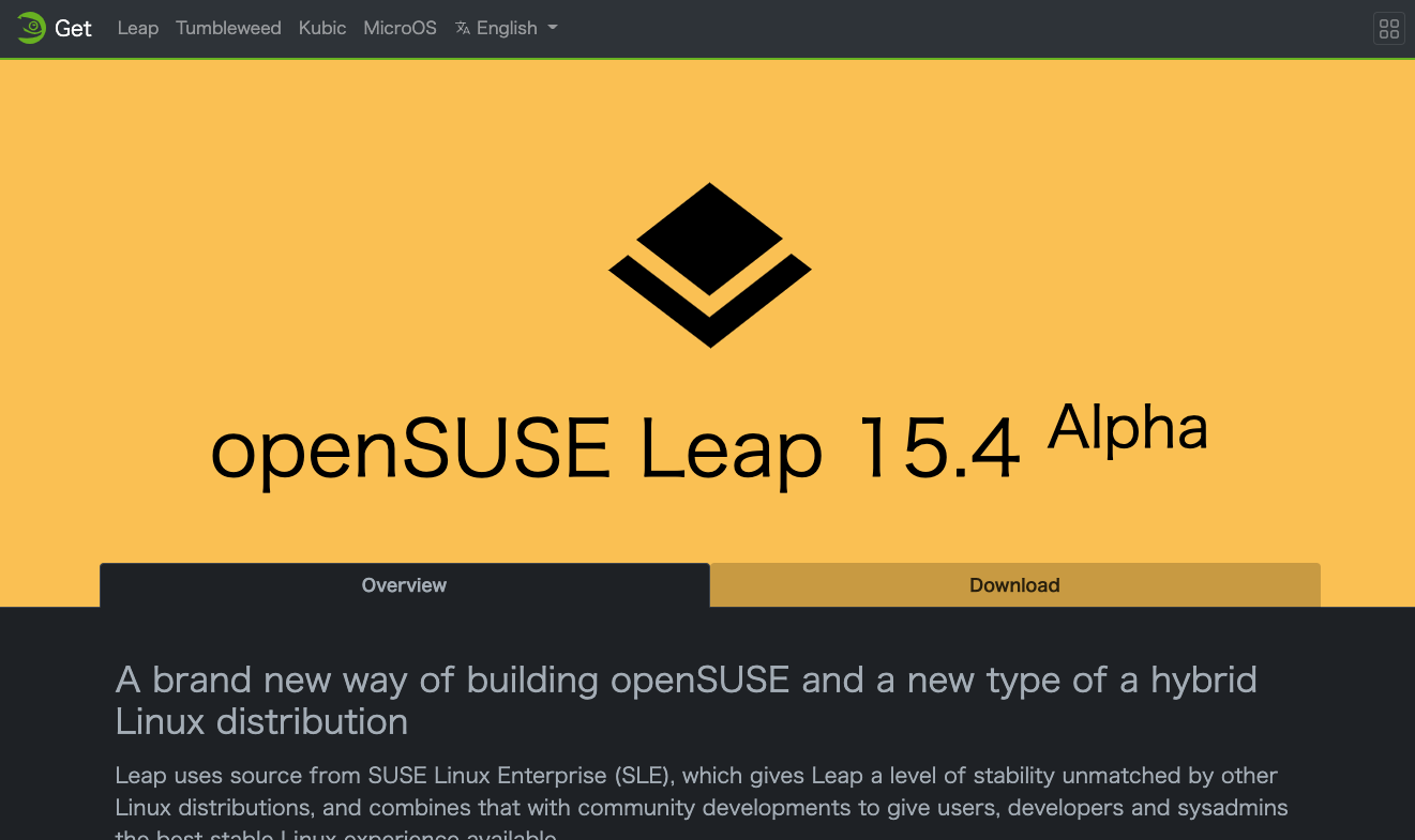 openSUSE Leap 15.4 Alpha released._a0056607_17260641.png