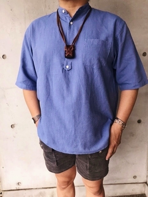 先週の店長スタイル★ と Kato STAND COLLAR NELL SHIRTS_d0152280_15253026.jpeg