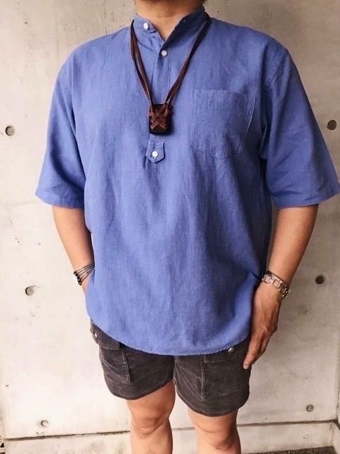 先週の店長スタイル★　　と　　Kato　STAND COLLAR NELL SHIRTS_d0152280_15253026.jpeg