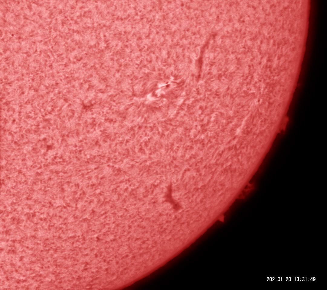 1月20日の太陽_e0174091_14462709.jpg