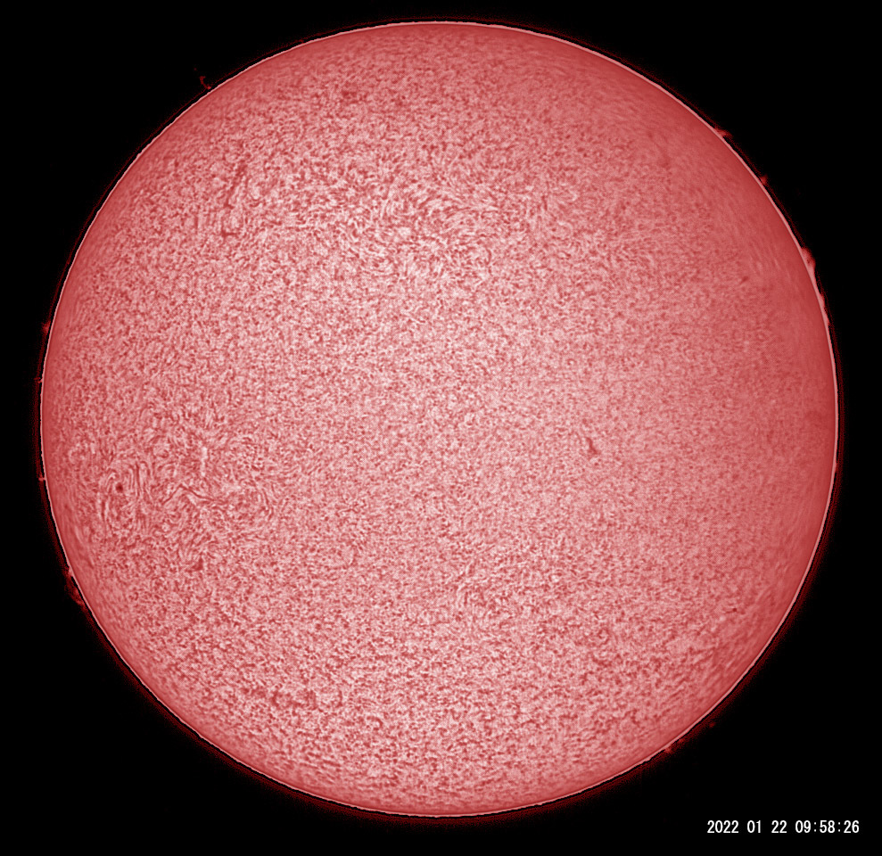 1月22日の太陽_e0174091_14385905.jpg