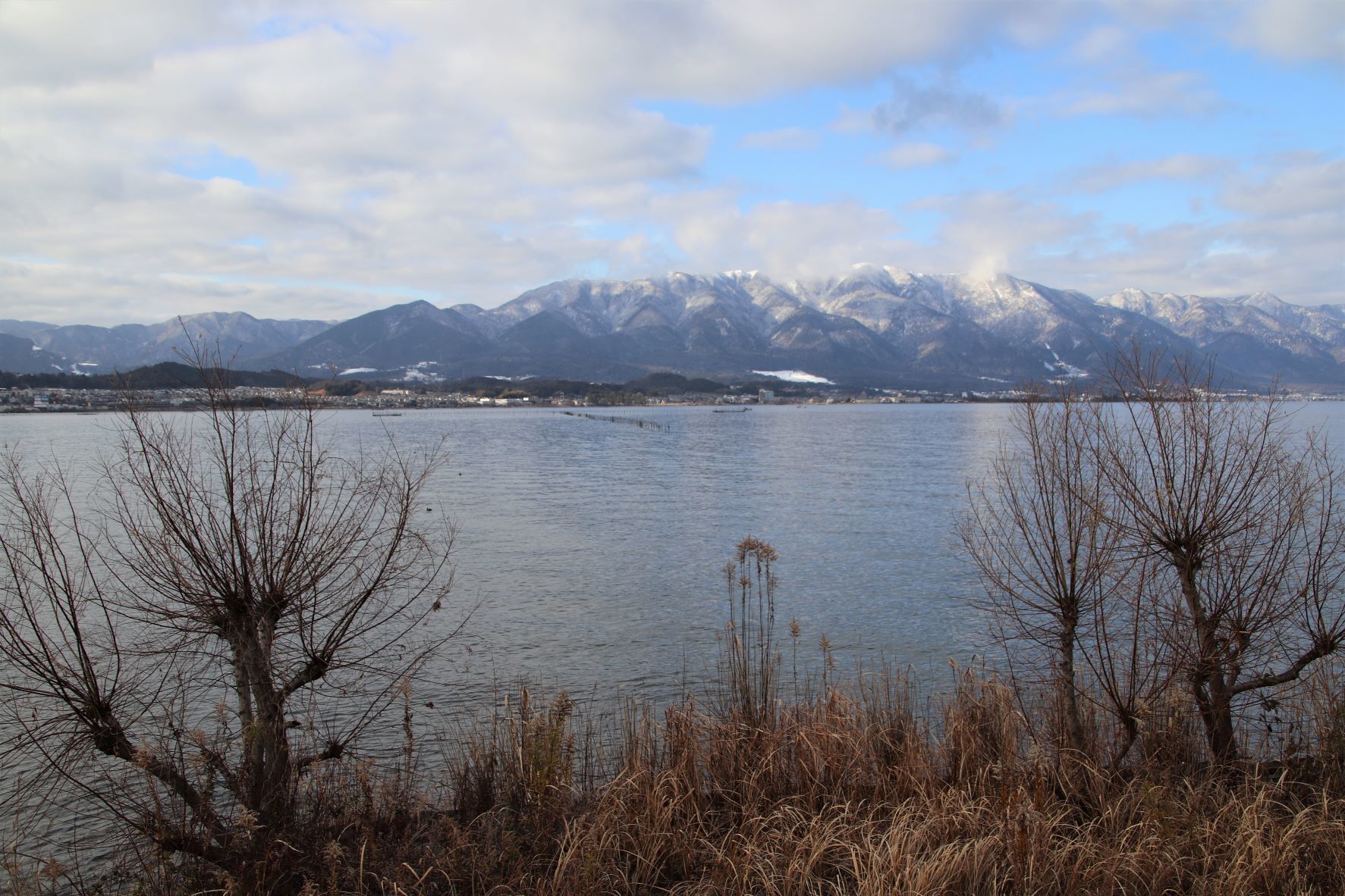 琵琶湖と雪の比良連峰など_e0048413_16424392.jpg