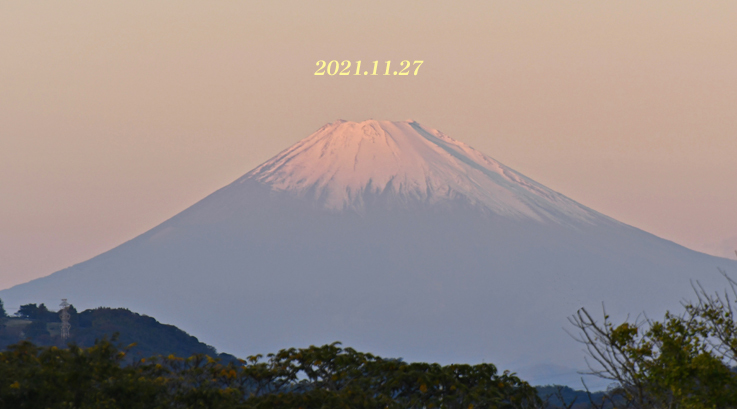 2021年11月27日 『自宅から90km先の富士』_d0251161_16375601.jpg