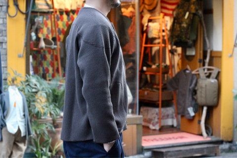 「Jackman」 3シーズン使える \"Waffle Zip Crew\" (JM8202) ご紹介_f0191324_07523703.jpg