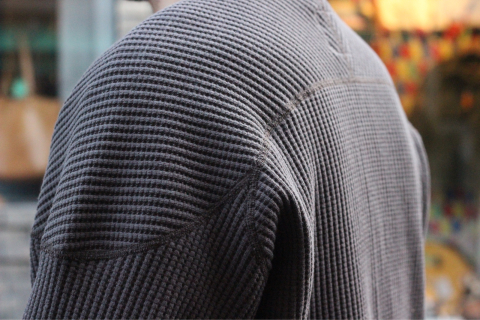 「Jackman」 3シーズン使える \"Waffle Zip Crew\" (JM8202) ご紹介_f0191324_07525557.jpg