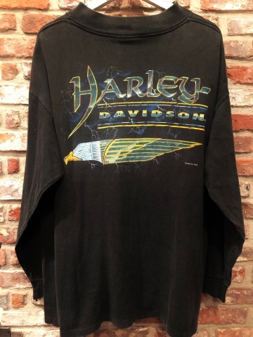 1980s \" HARLEY DAVIDSON - MADE IN U.S.A - \" 100% cotton VINTAGE Long/Sleeve TEE SHIRTS ._d0172088_19024191.jpg