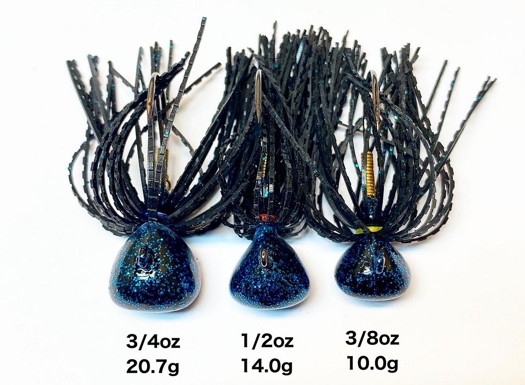 【新製品】　フィネスフットボールジグ　新サイズ＆カラー_d0145899_07194014.jpg