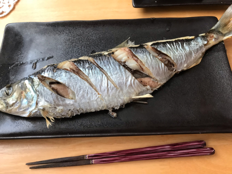 ニシンの塩焼き 笑う門には福来たる
