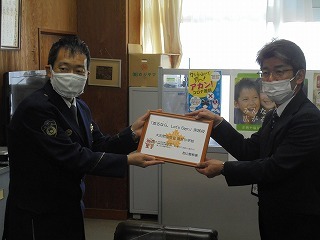 「渡るならLet’s Sign」実践校指定書交付式_d0172404_16594699.jpg