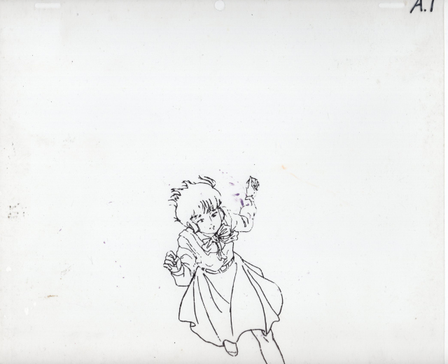 Shojo Tsubaki:Midori(1992), Acetate films (cell) version that failed to machine\'s trace._f0401719_02101174.jpg