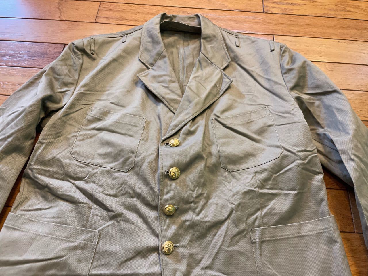 １月２８日（金）入荷！実物　デッドストック60s Vintage French Navy cotton Jacket !_c0144020_13105808.jpg