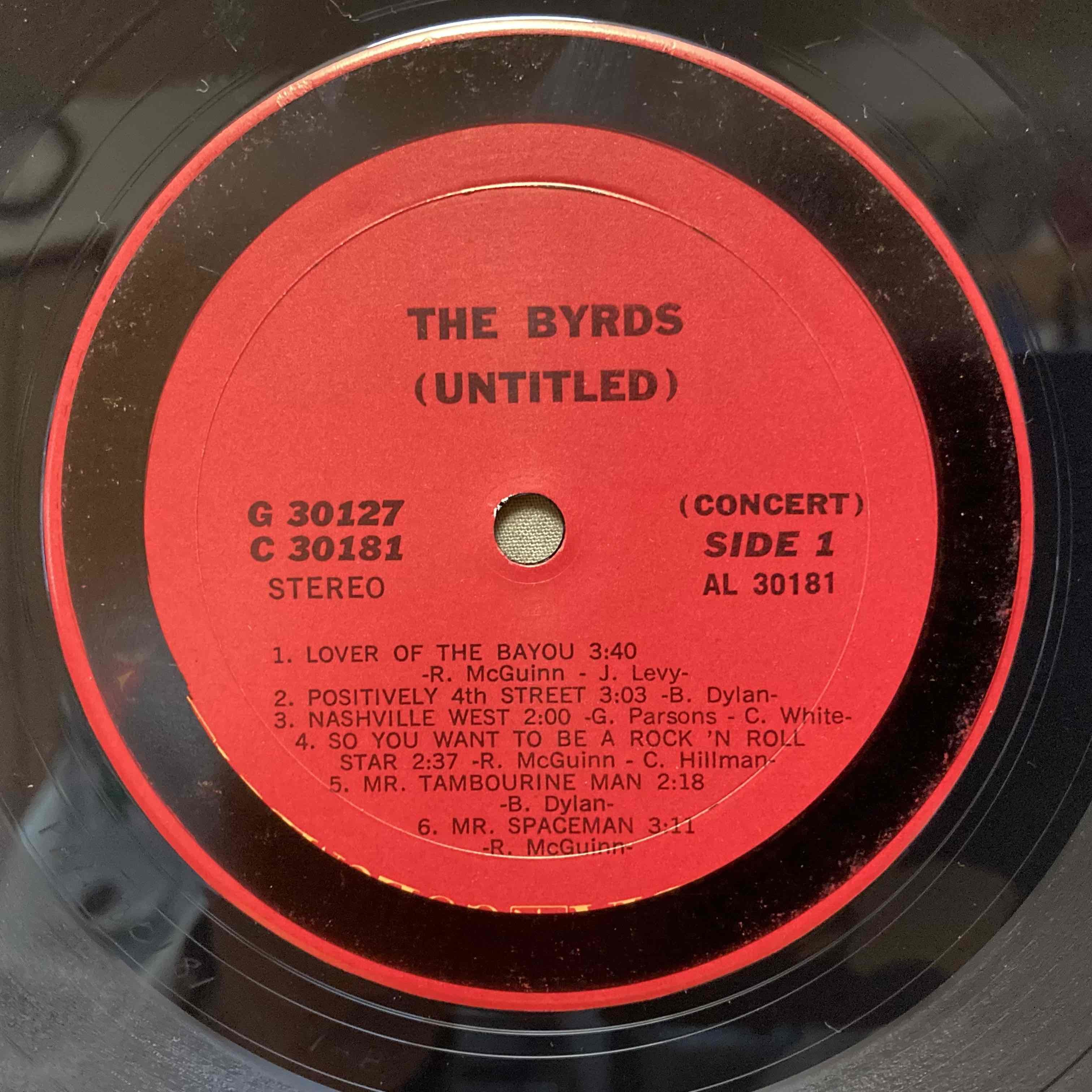 The Byrds その7 (Unaltd) : アナログレコード巡礼の旅
