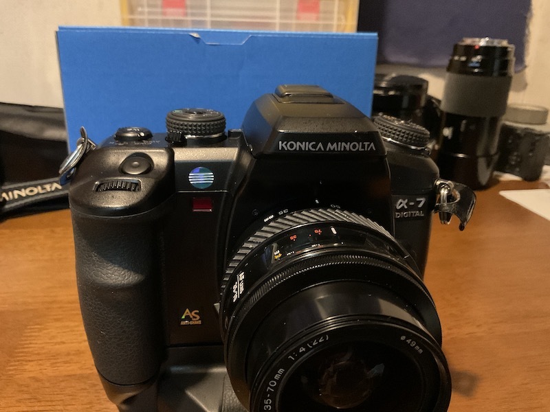 α-7DIGITAL】KONICA MINOLTA α-7DIGITAL : だいちゃんガレージ α-7DIGITAL】KONICA MINOLTA α-7DIGITAL : だいちゃんガレージ