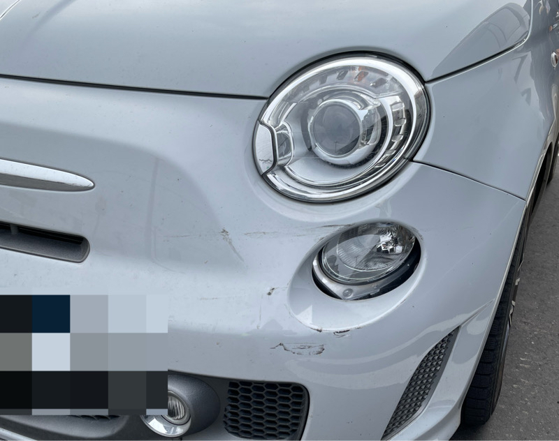 車ぶつけられた 良いことみ っけた