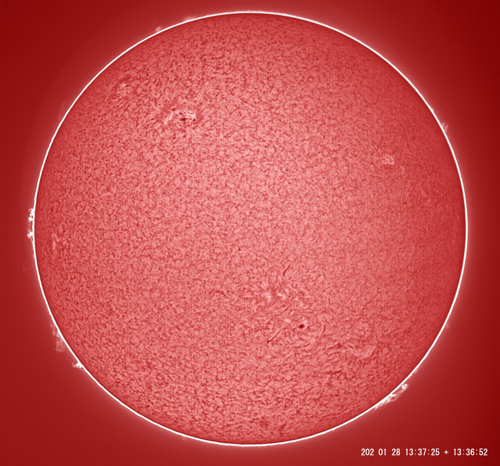 1月28日の太陽_e0174091_11214140.jpg