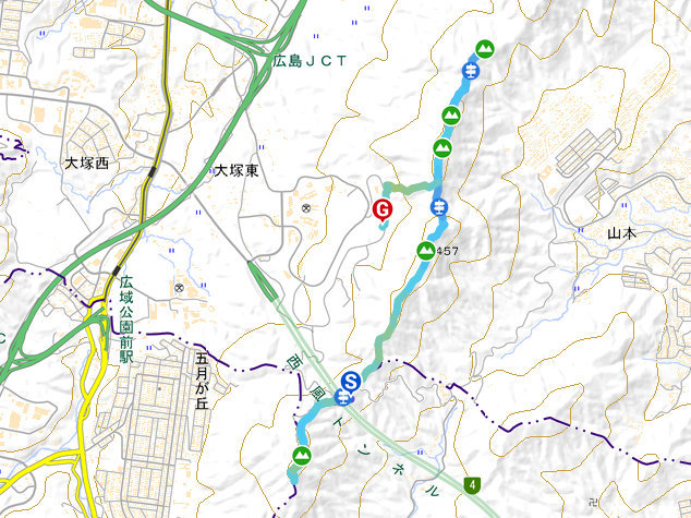 大茶臼山・丸山・観音山・石山・小堀山（広島南アルプス一部縦走）_c0116915_23572560.jpg