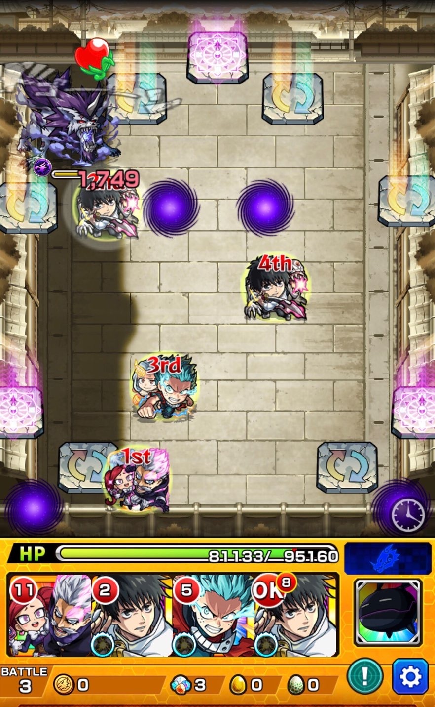 【モンスト】復刻呪術廻戦コラボにて乙骨君得るため「スターライト・ミラージュ」にリベンジし、未開の大地ガチャも引く!_c0405167_23225717.jpg