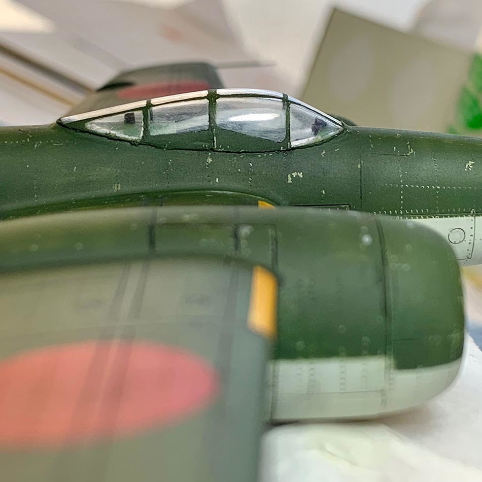 日本陸軍キ83試作遠距離戦闘機 1/72 製作 （その8） : angle from