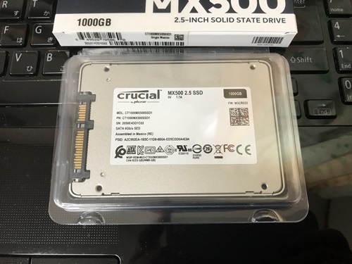 ノートパソコン NEC LL750/HのHDDをSSDに換装しました : as call
